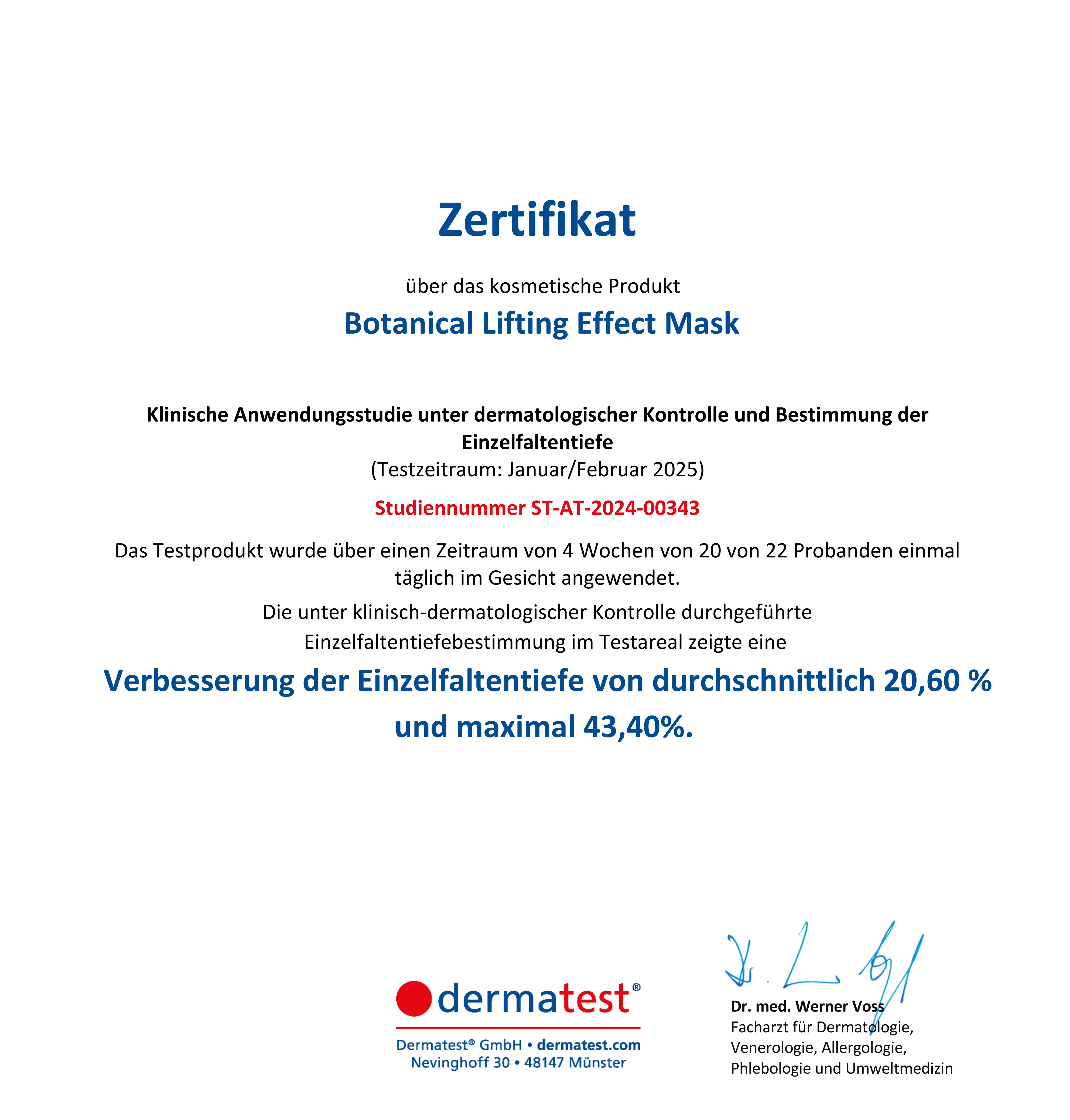 Botanical Lifting Effect Mask