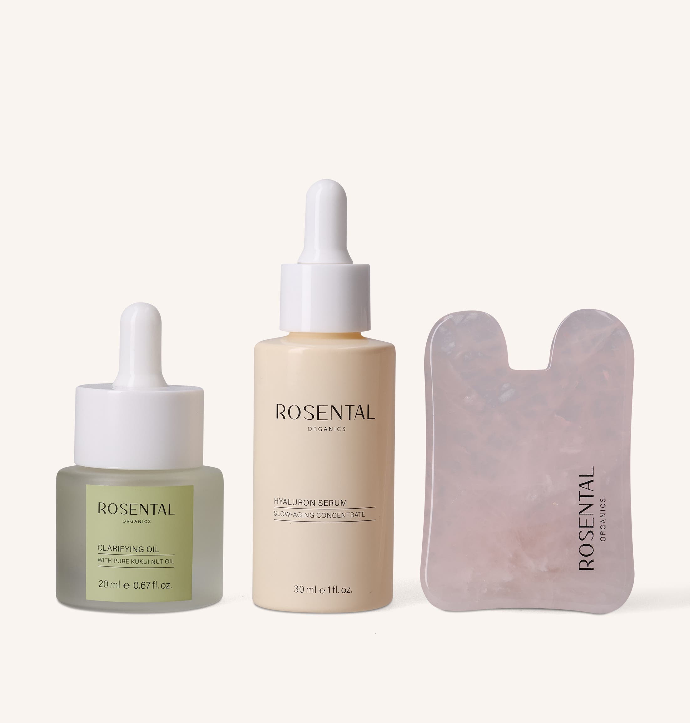 Full Hydrating Face Yoga Set | Rose Quartz
