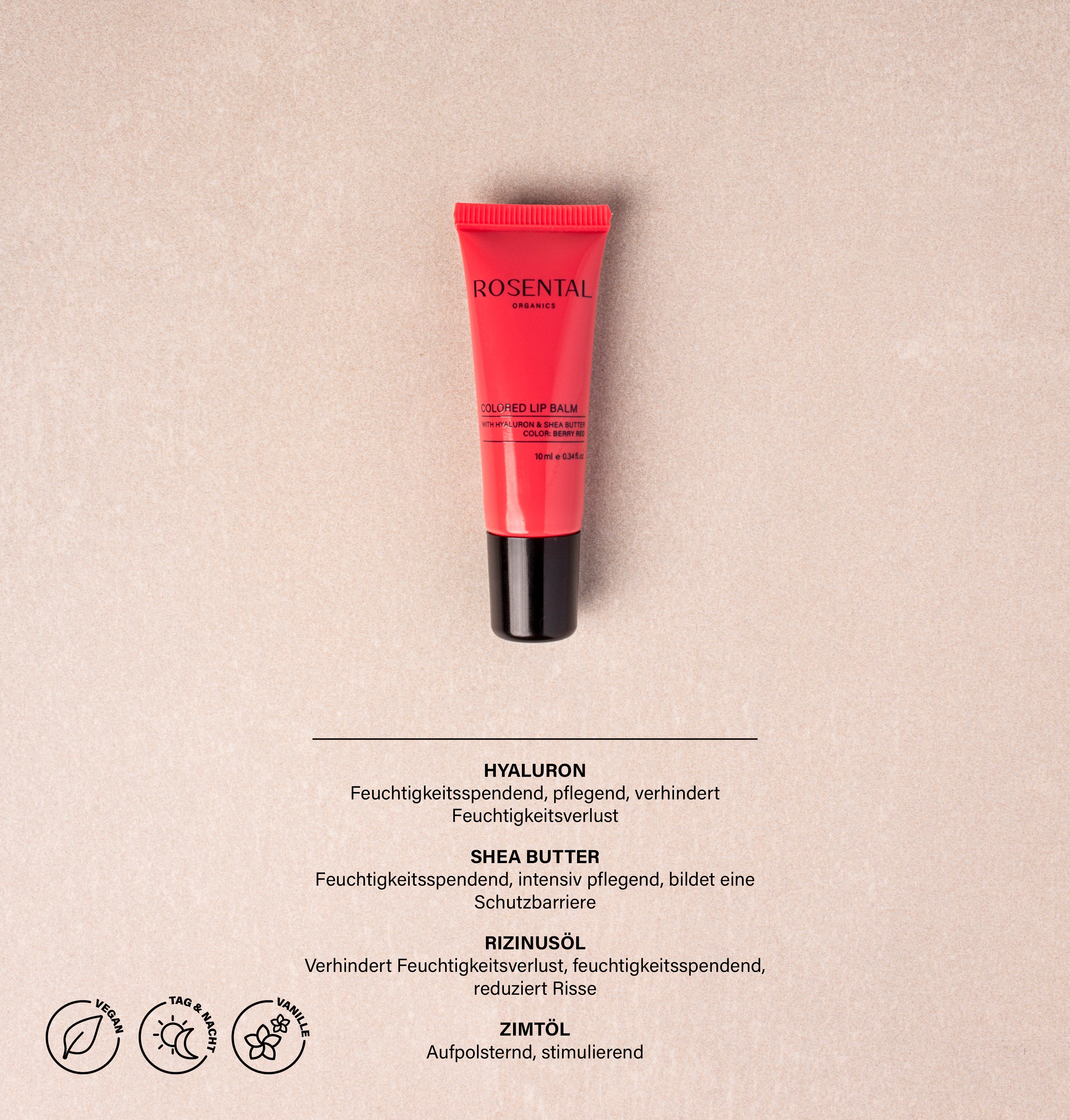 Colored Lip Balm | Berry Red