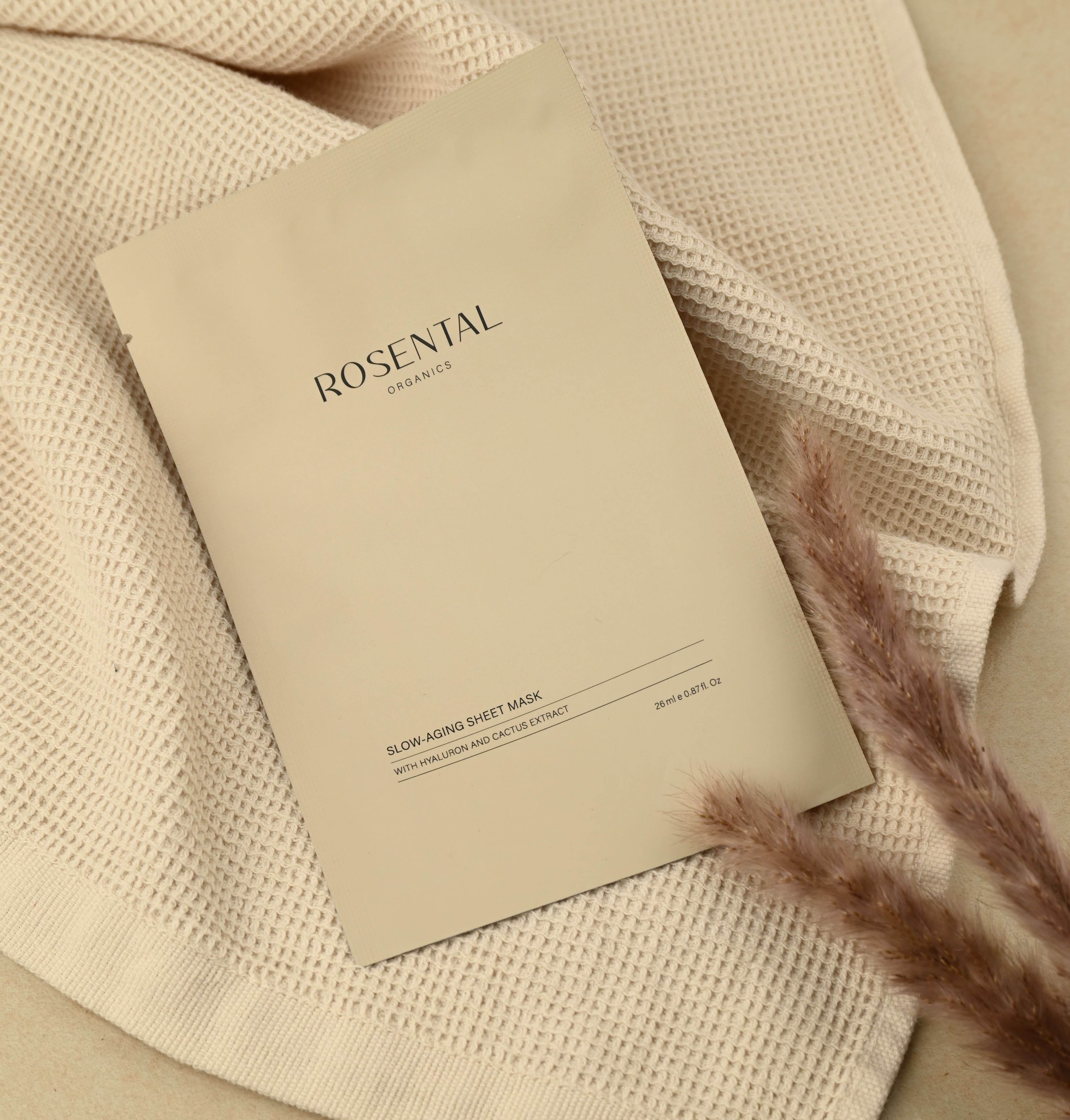 Slow Aging Sheet Mask | with hyaluronic acid