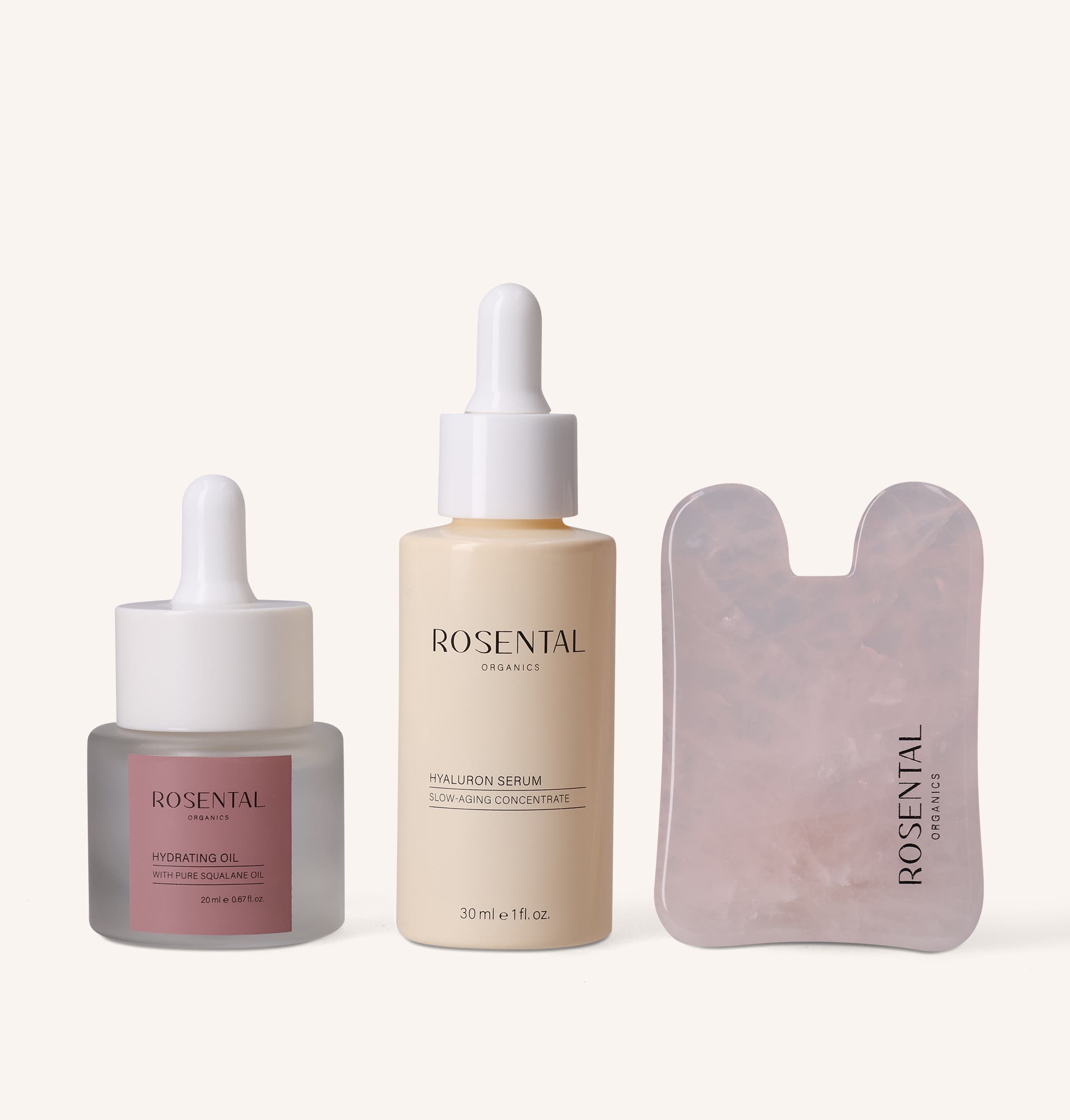 Full Hydrating Face Yoga Set | Rose Quartz