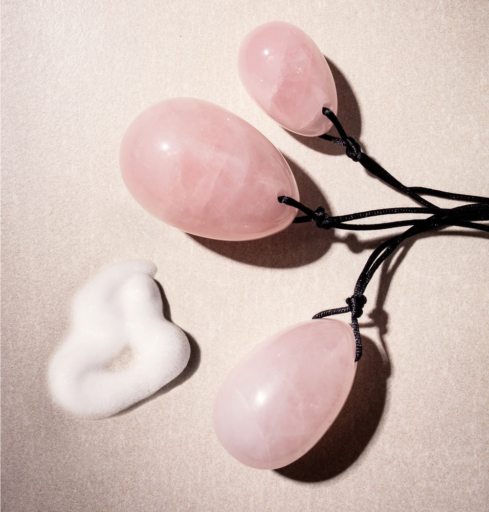 Yoni Egg 3er &amp; Cleanse Set | Set of 3 natural tools