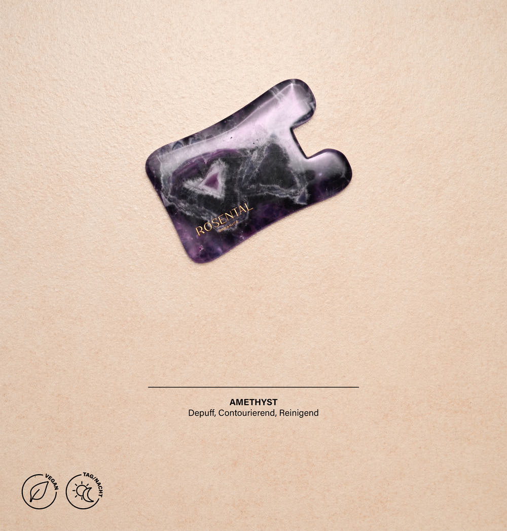 Amethyst Gua Sha | Natural beauty tools