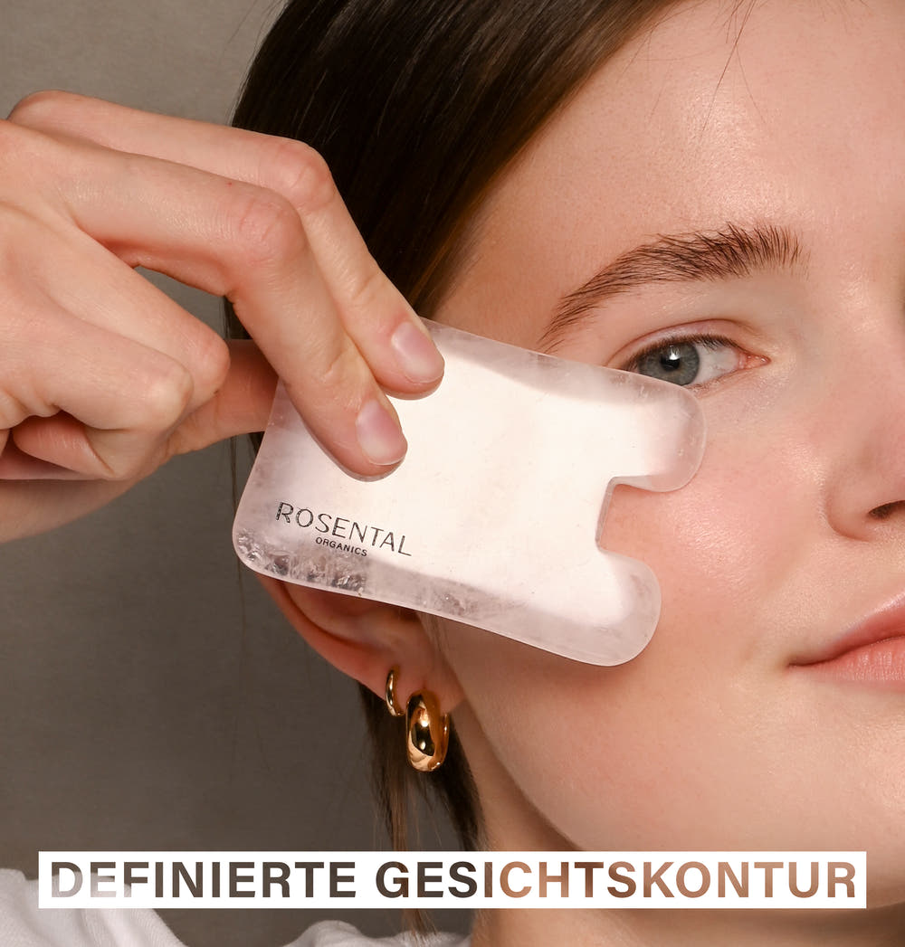 Rose Quartz Gua Sha | Natural beauty tools