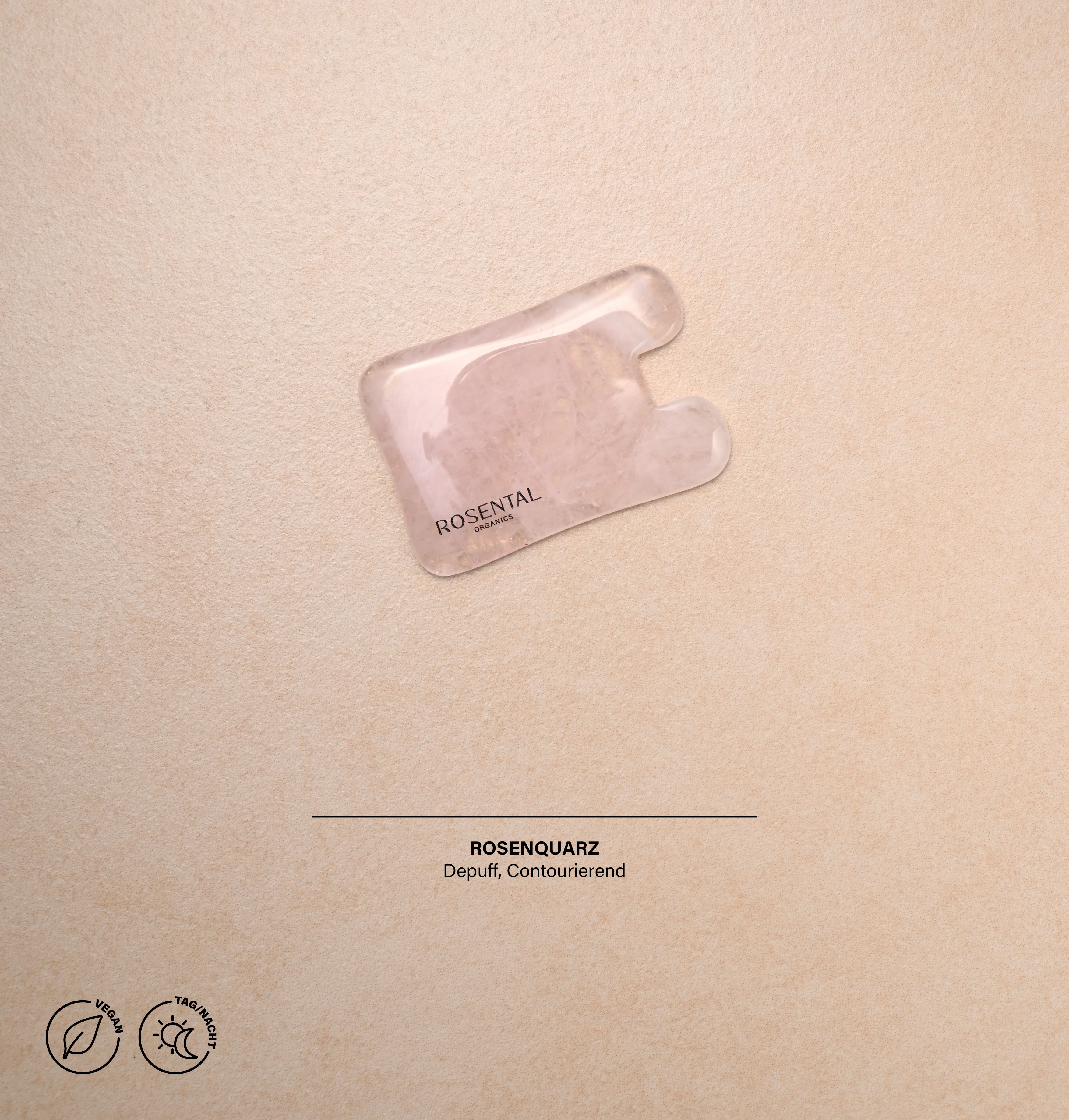 Rose Quartz Gua Sha | Natural beauty tools